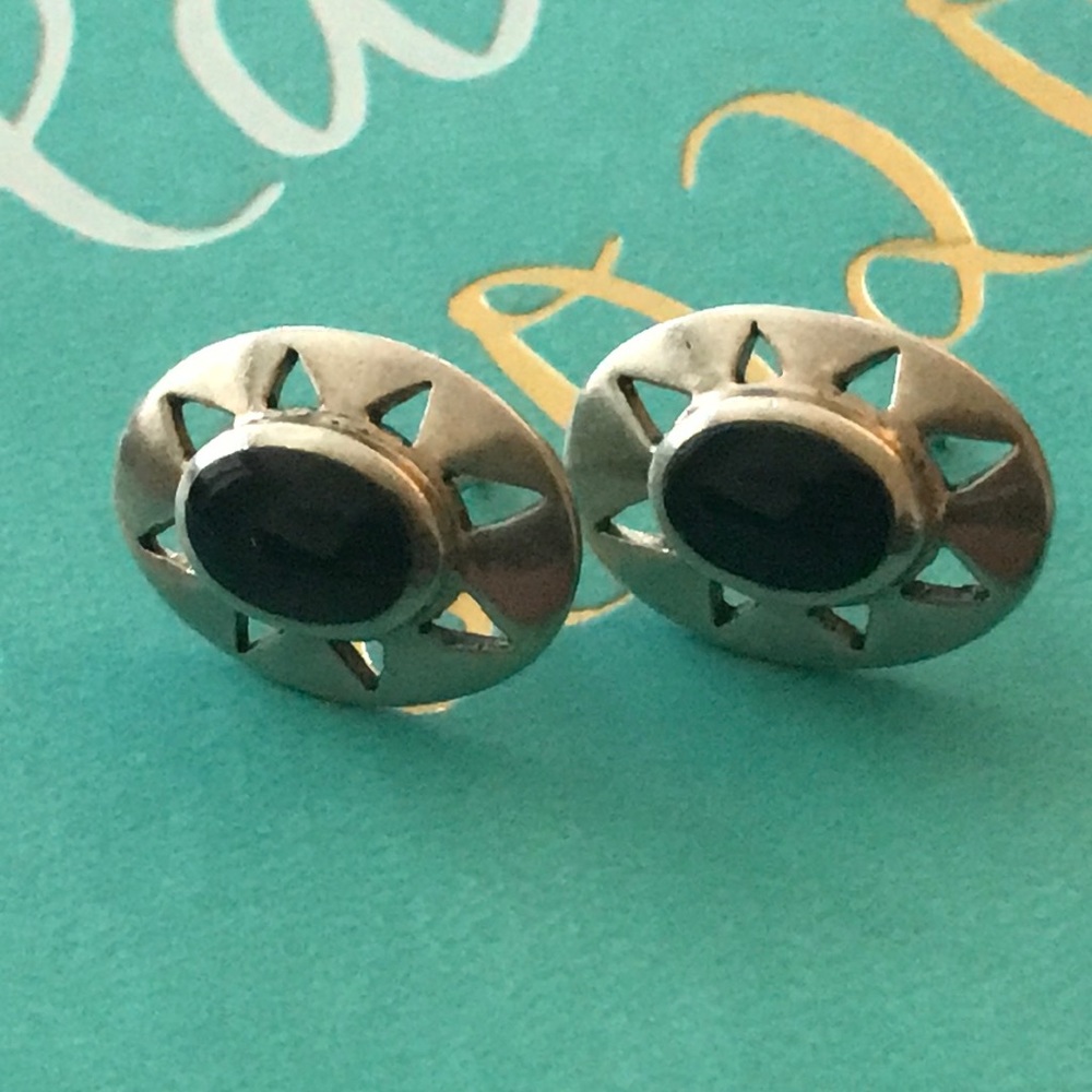 Silver earrings